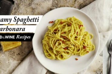 Creamy Spaghetti Carbonara | Food & Wine Recipes