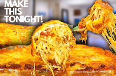 HOW TO COOK THES BEST EVER BAKED SPAGHETTI | SUPER CHEESY RECIPE FROM PREVIOUS MUKBANG EATING SHOW
