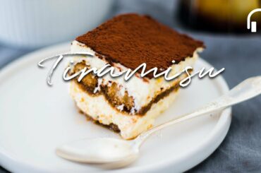 【Only Cooking Sound】イタリアで毎日作った本格ティラミスのレシピItalian Tiramisu Recipe | Chicca Food