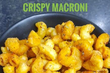 क्रिस्पी मैक्रोनी इटालियन स्टाइल|| क्रिस्पी मैक्रोनी || Crispy Macroni |Crispy Macroni Italian style