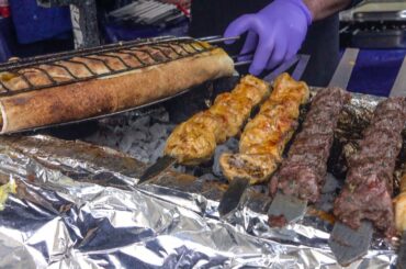Skewers and Kebab from Lebanon and Middle East. London Street Food