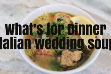 Cook with me Ina Garten’s Italian Wedding Soup whats for dinner