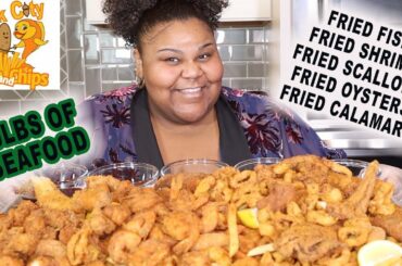 OAK CITY FISH & CHIPS| morgan street food hall| north carolina| mukbang| eating show