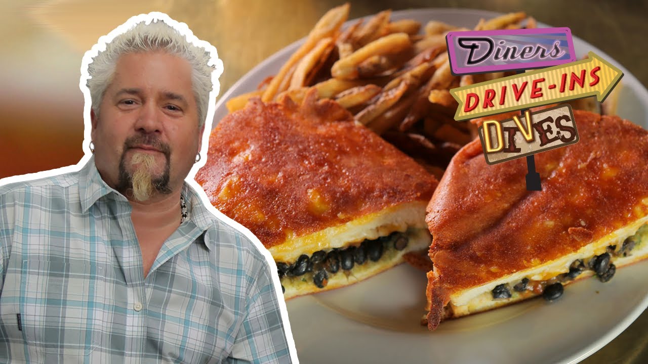 Guy Fieri Eats an INSIDE-OUT Grilled Cheese on #DDD | Food Network Guy Fieri Eats an INSIDE-OUT Grilled Cheese on #DDD | Food Network