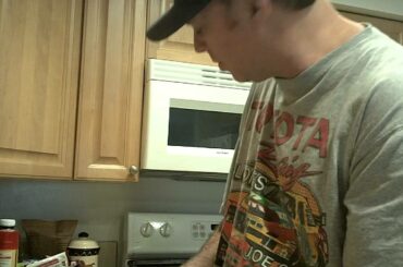 ItalianBeef.com photo contest winner Don cooking up a bari beef  Italian beef