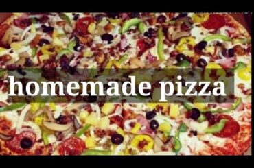 Homemade pizza by jawhar vlogs