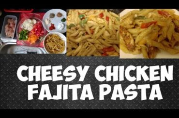 CHEESY CHICKEN FAJITA PASTA #christygaler #homecooking