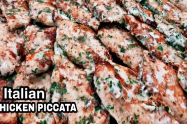 ITALIAN CHICKEN PICCATA | Chicken Piccata  With Parmesan Cheese.Chicken Piccata Recipe.chef deepak