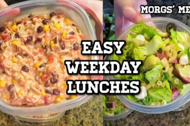 EASY LUNCH RECIPES! | Fiesta Chicken & Chopped Italian Salad