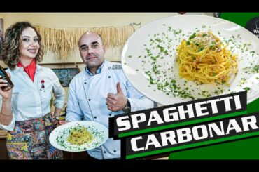 SPAGHETTI CARBONARA / Italian Cuisine  / How To Make Italian Spaghetti Carbonara/