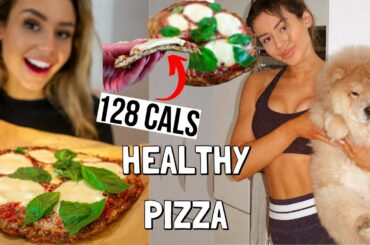 HEALTHY & EASY Homemade Pizza! low-carb, high protein