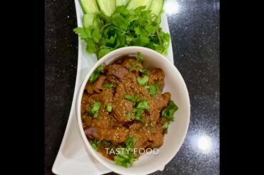 Beef liver karahi/karaie recipe with yogurt #beef#liver#karahi#karaie