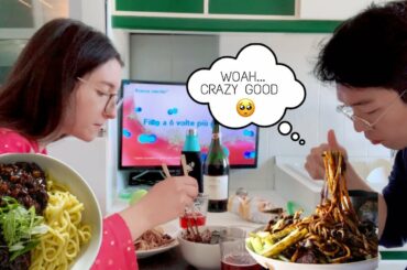 We Made Jajangmyeon With Italian Ingredients [International Couple -AMWF]