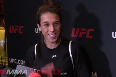 Joanna Jedrzejczyk on Coronavirus in Europe: "People are really panicking" (UFC 248 Workout Scrum)
