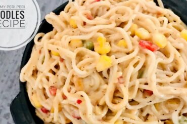 Cheesy Peri Peri Noodles Recipe | Italian Noodles | Noodles Recipe | Cheesy Noodles | Italian Food