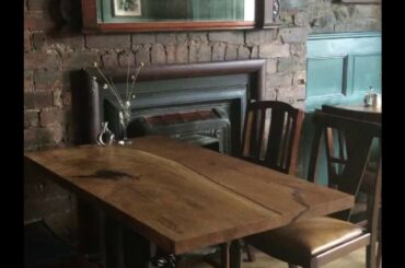 Waney Edge Restaurant  Tables by Earthy Timber. Bar furniture tops, live edge, natural timber tops