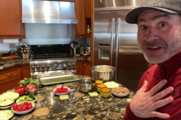 The process of cauliflower pizza