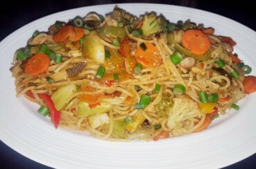 Chicken Vegetable Spaghetti !চিকেন ভেজিটেবল স্প্যাগেটি !Spaghetti Recipe Bangla