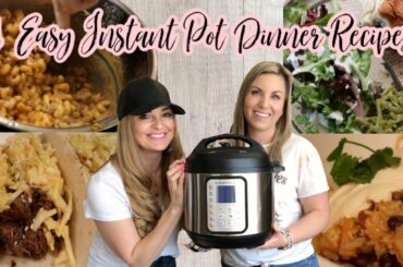 Instant Pot Dinner Recipes 2020| 4 Easy Dinner Ideas