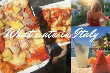 TRAVELS GEMS | What i ate in Italy