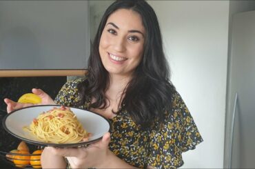 Sofia's Spaghetti Carbonara |  Italian Carbonara | No cream or mushrooms | Classic Roman dish