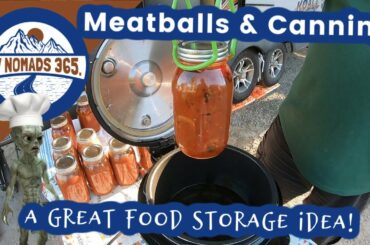 Authentic Italian Meatballs And RV Canning. We Show you how We Can With The NUWave Nutri-Pot.