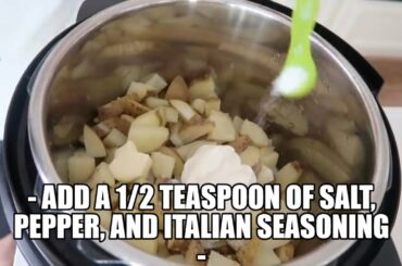 MASHED POTATOES Recipe  -----Ohhhh YUMMMM (❁´◡`❁) Made with Italian Seasoning and SO CREAMY