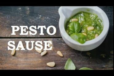How to Make Pesto Sause. Homemade Recipe