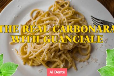THE REAL CARBONARA with GUANCIALE! Pasta Series//N. 4