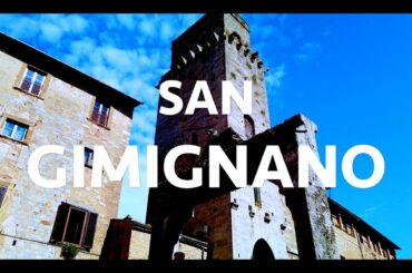 SAN GIMIGNANO [4K] Tuscany Toscana 2020