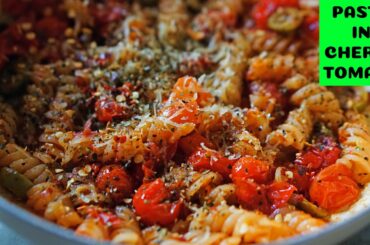 Italian pasta in cherry tomato | Pasta in red sauce | tasty foods | 4k