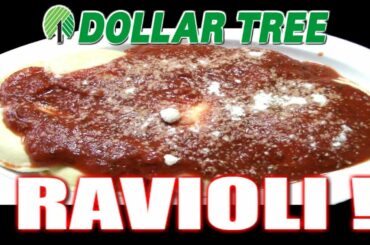 Dollar Tree $1.00 Italian Cheese Ravioli! - WHAT ARE WE EATING?? - The Wolfe Pit