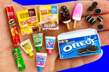 16 DIY MINIATURE FOOD AND SWEETS HACKS AND CRAFTS !!!!