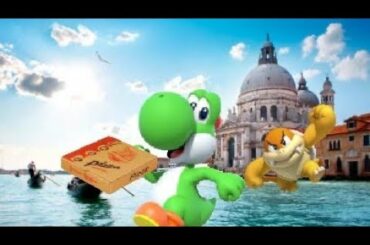 Yoshi steals Pizza from Italy