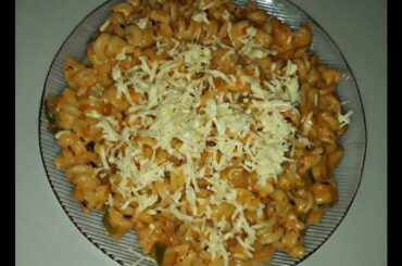 MIXED SAUCE PASTA RECIPE || PINK SAUCE PASTA RECIPE || PASTA MADE IN WHITE AND RED SAUCE