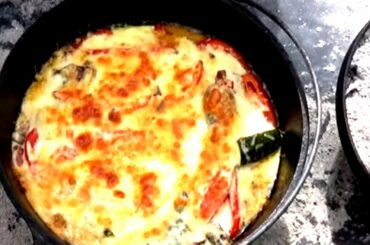 30 MIN DUTCH OVEN RECIPE at Camp-  LOW CARB CAMP COOKING- Italian Sausage with veg and cheese