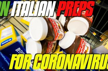 An Italian Prepares for Coronavirus in America | Shopping at Walmart for Coronavirus Quarantine