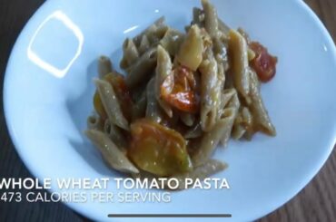 COOKING TIME: WHOLE WHEAT TOMATO & CHEESE PASTA