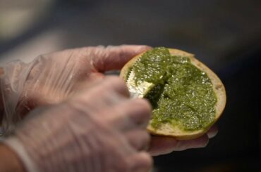 Food preparations at Arrosto Italian Rotisserie