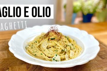 Vegan Spaghetti Aglio e Olio Recipe | Simple and Quick Vegan Pasta Recipe