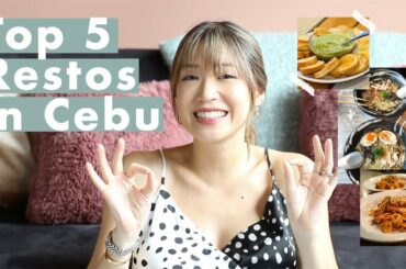 5 GO-TO RESTAURANTS in CEBU | Kryz Uy
