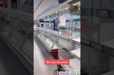 Food and super markets in Italy after corona