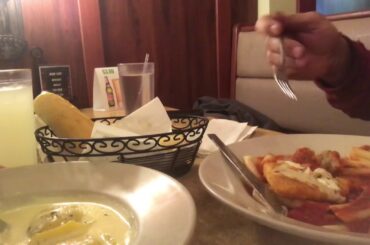 #2mukbang it’s not satisfied our foods at joes Italian restaurant
