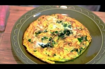 Spinach & Ricotta Fritatta : Breakfast Recipes Using Ricotta Cheese