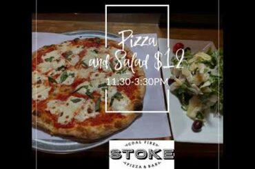 Pizza and Salad $12