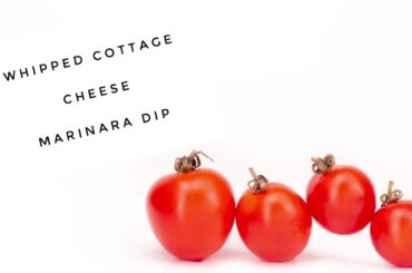 Whipped Cottage Cheese Marinara Dip - 4 WW points on #teampurple