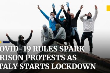 Coronavirus containment measures spark prison protests across Italy as nation goes into lockdown