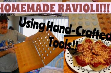 How to Make Homemade Italian Ravioli (Filling and Dough from Scratch)!!