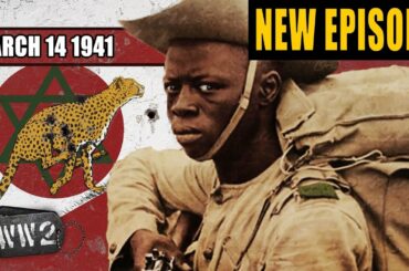 Nigerians Chasing Italians Like Cheetahs Hunt a Bull - WW2 - 081 - March 14, 1941