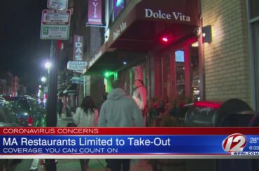 Mass. restaurants limited to take-out